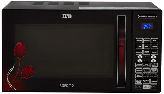 IFB 30 L Convection Microwave Oven (30FRC2, Floral Pattern) (Black) - Mahajan Electronics Online