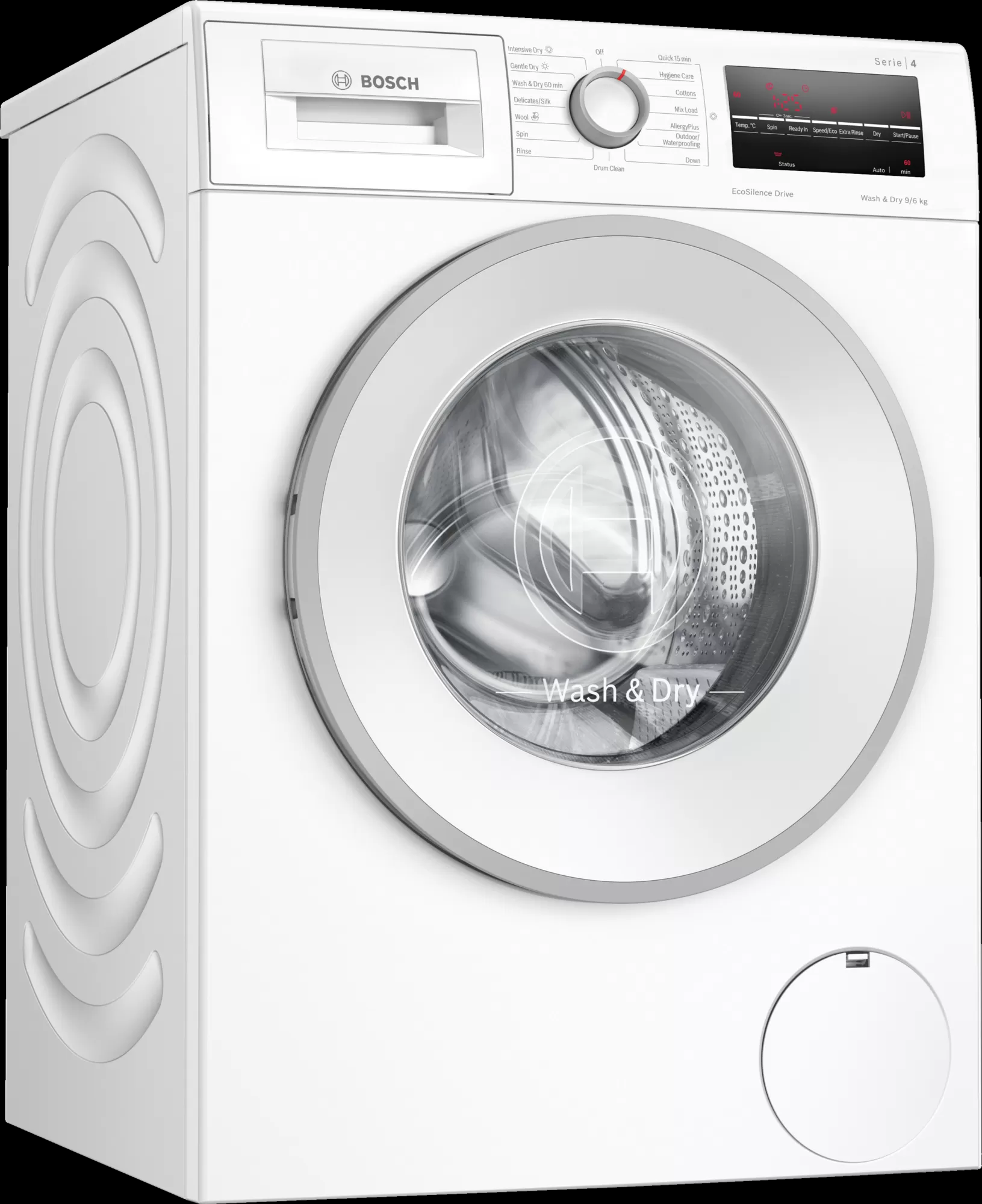 Bosch 9 kg/6 kg WNA14400IN Inverter Front Load Washer Dryer ( White, Inbuilt Heater) - Mahajan Electronics Online