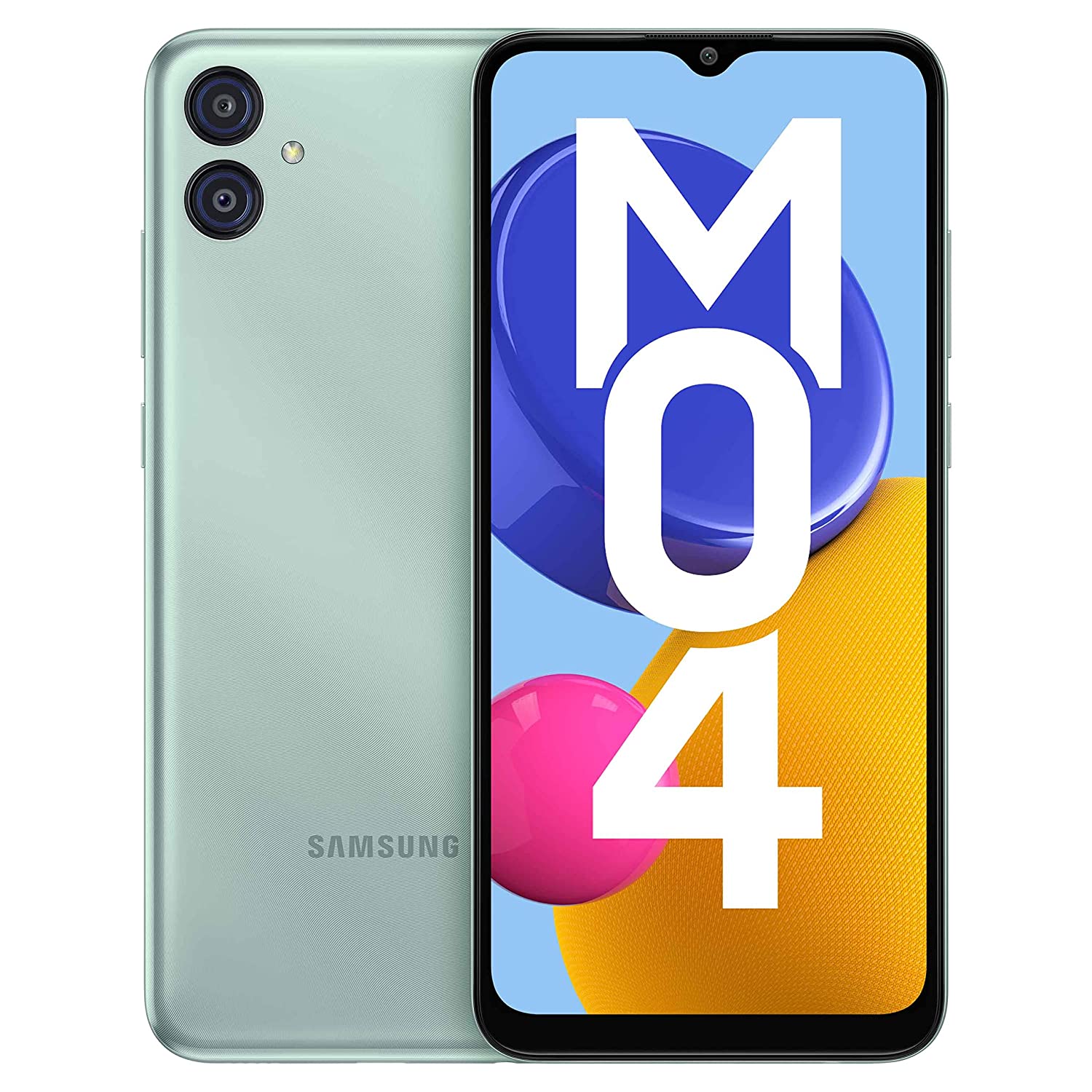 Samsung Galaxy M04 Light Green, 4GB RAM, 64GB Storage | 5000 mAh Battery - Mahajan Electronics Online