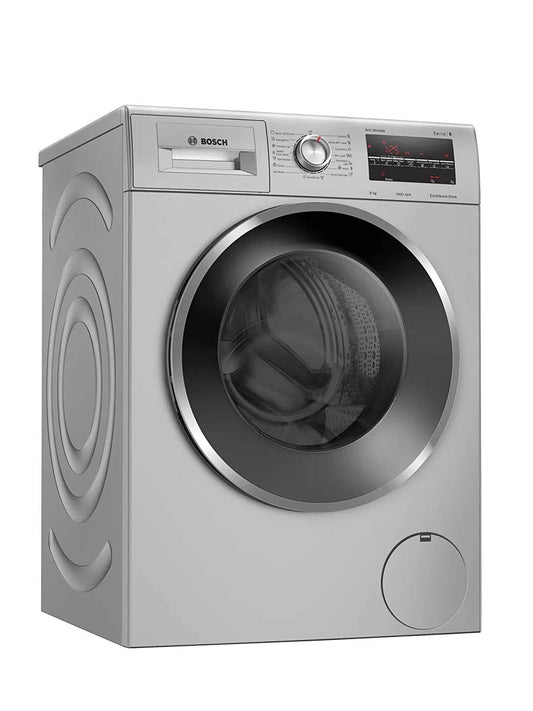 Bosch WAJ2846SIN 8 Kg Fully Automatic Front Load Washing Machine , Silver - Mahajan Electronics Online