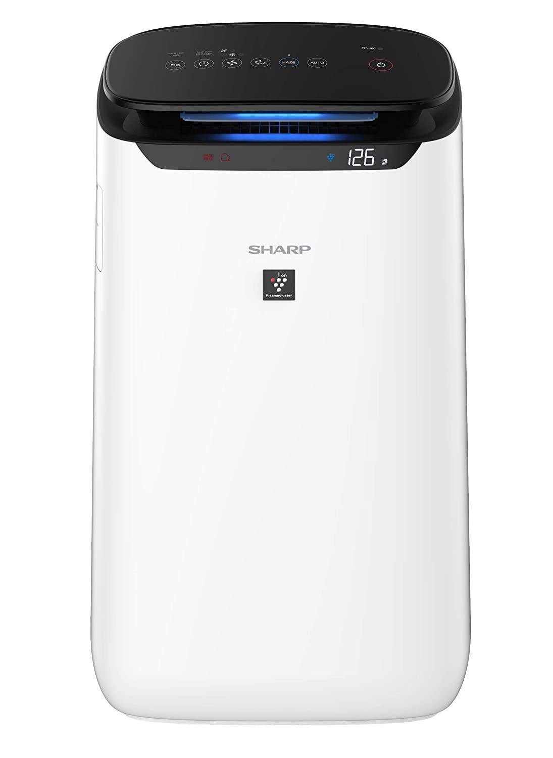 Sharp Air Purifier Model No. FP-J60M Dual Purification Area Coverage Upto 550 Sq feet - Mahajan Electronics Online