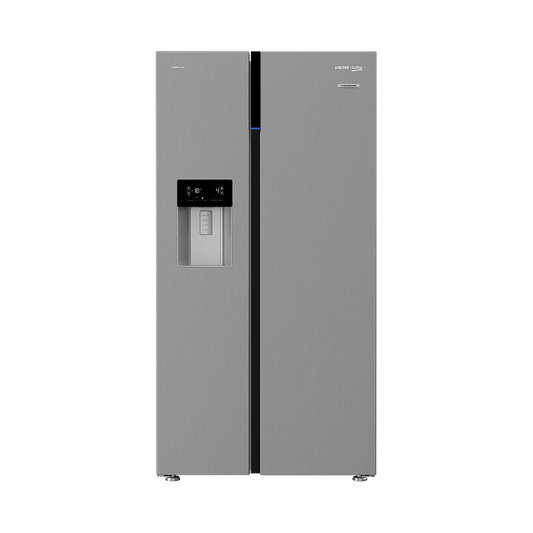 Voltas Beko 634 L Side by Side Refrigerator (Inox Look) RSB655XPRF - Mahajan Electronics Online