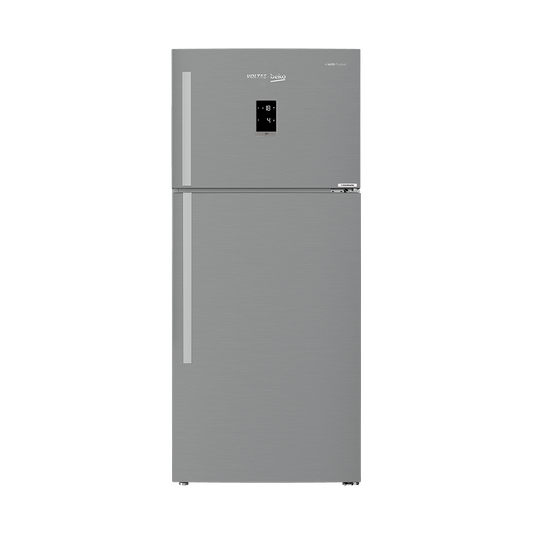 Voltas Beko 510 L 3 Star High End Frost Free Double Door Refrigerator (Inox Look) RFF533IF - Mahajan Electronics Online