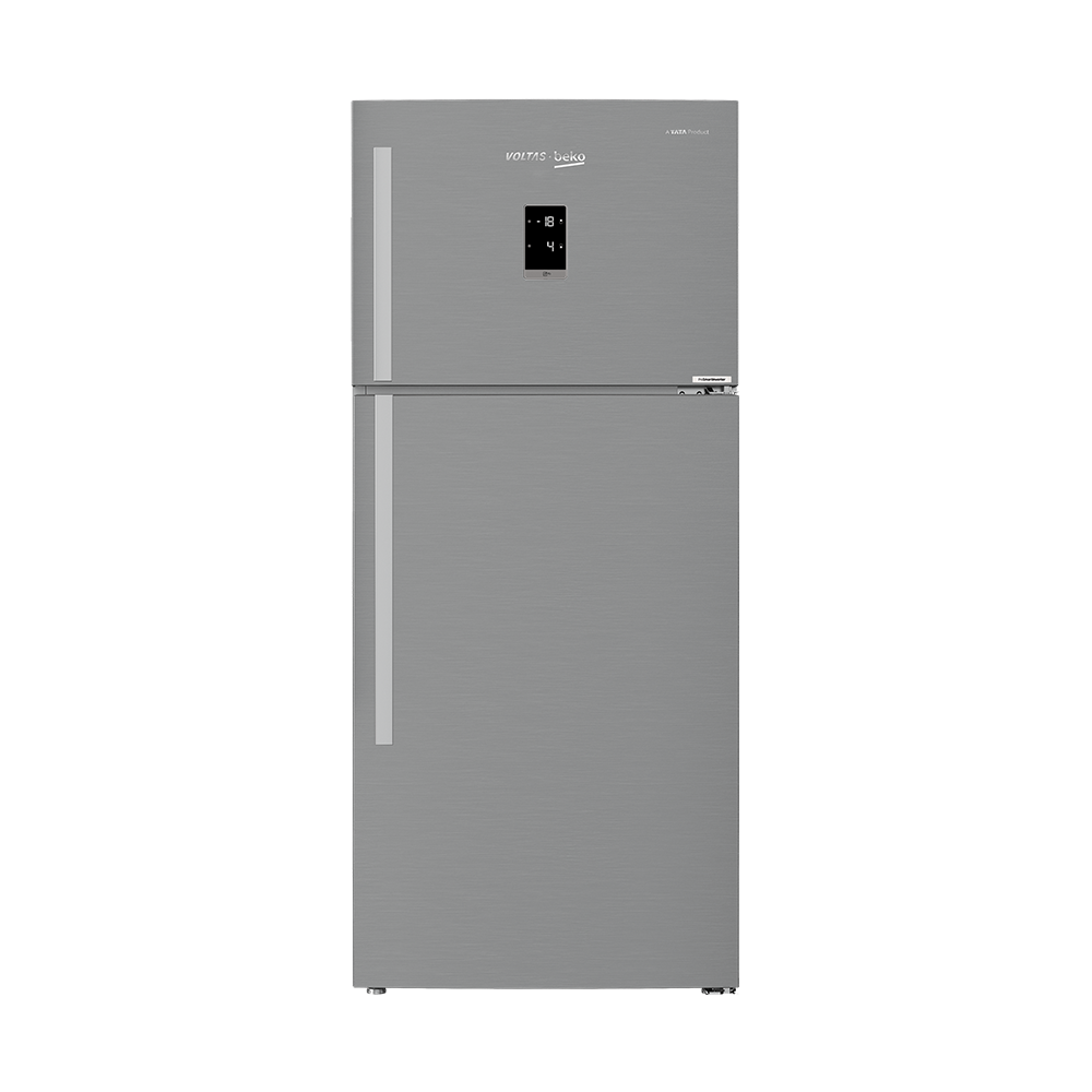 Voltas Beko 510 L 3 Star High End Frost Free Double Door Refrigerator (Inox Look) RFF533IF - Mahajan Electronics Online