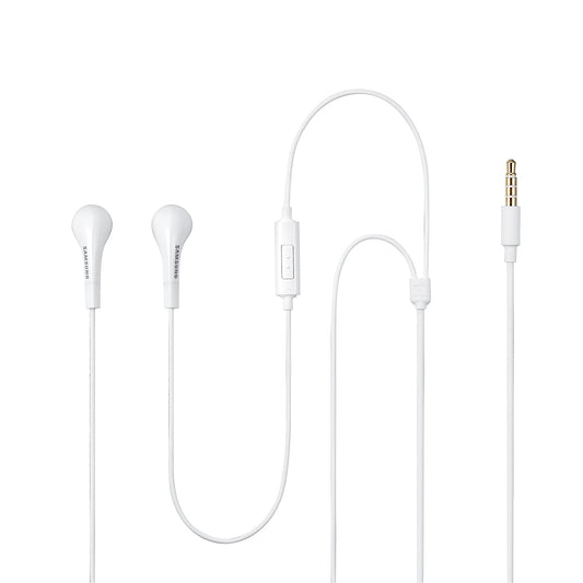 Samsung EHS64 Hands-Free Wired In Ear Earphones With Mic With Remote Note (White) - Mahajan Electronics Online