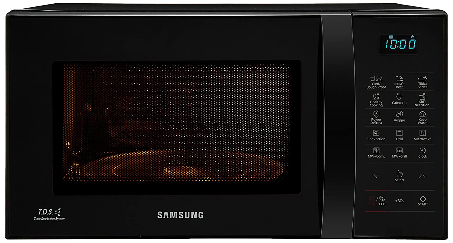Samsung 21 L Convection Microwave Oven (CE76JD-B/XTL, Black) - Mahajan Electronics Online