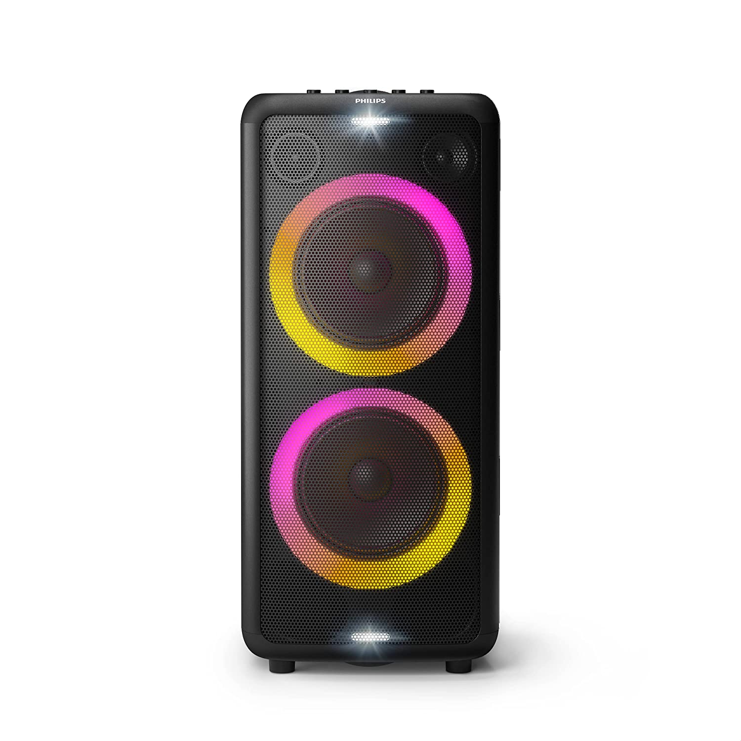 Philips Audio TAX5206/94 160 W Bluetooth Party Speaker with 14 Hours Play Time, Karaoke Features, Black - Mahajan Electronics Online