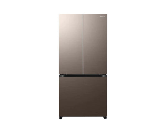 Samsung 580 Liters Wi-Fi & Twin Cooling Plus French Door Refrigerator (RF57B5132DX/TL, Brown) - Mahajan Electronics Online