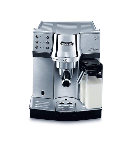 DELONGHI EC 850.M Pump Espresso & Cappuccino Machine 1450W (Metallic) - Mahajan Electronics Online