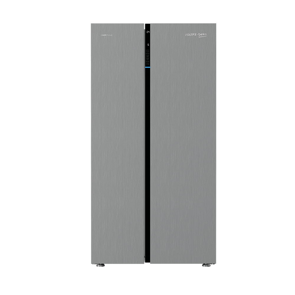 Voltas Beko 640 L Side by Side Refrigerator (Inox Look) RSB665XPRF - Mahajan Electronics Online