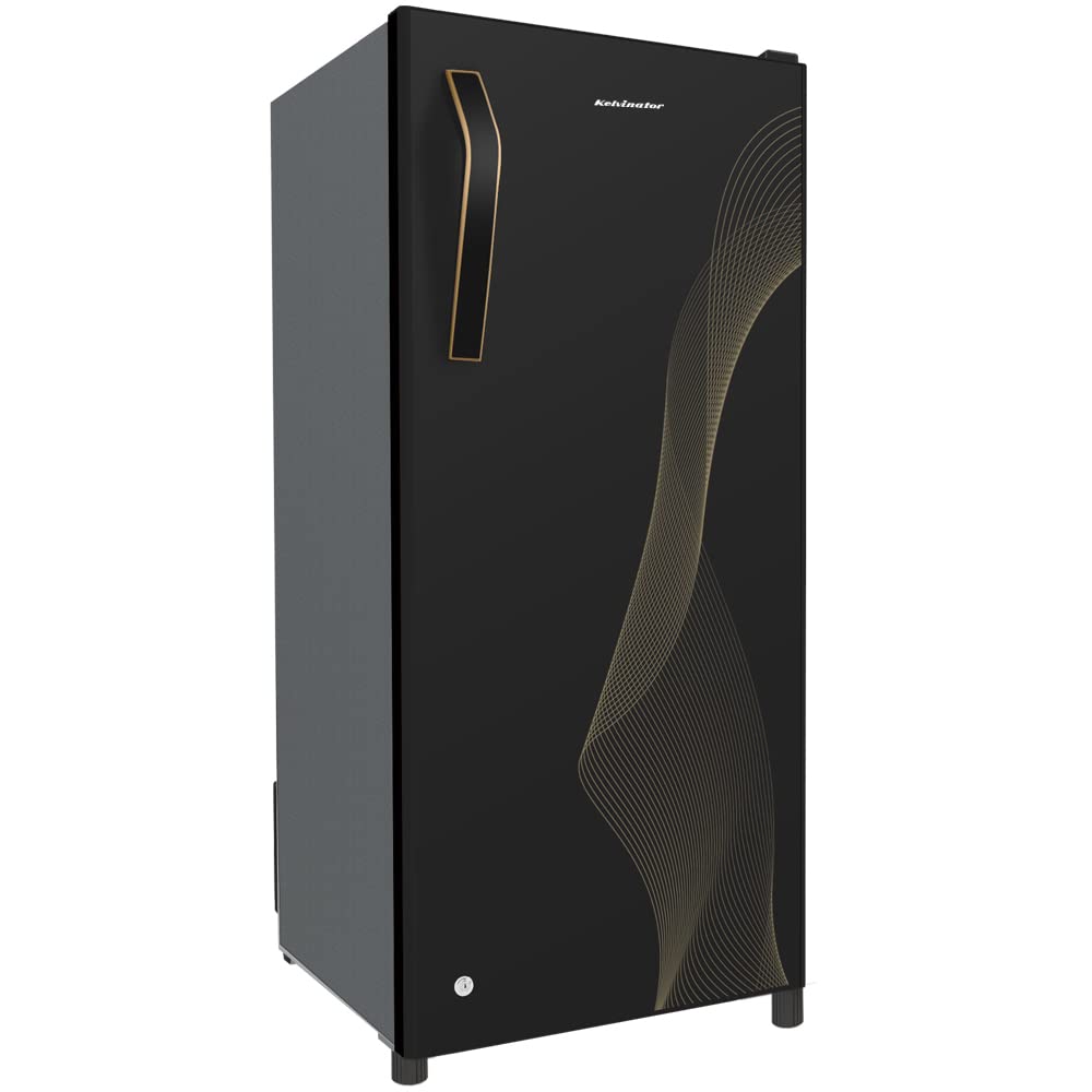 Kelvinator 190 L Direct Cool Single Door 2 Star Refrigerator Black, KRD-A210BKG - Mahajan Electronics Online