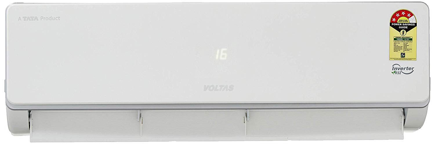 Voltas 1.5 Ton 4 Star Inverter Split AC (Copper 184V SZS (R32) White) - Mahajan Electronics Online