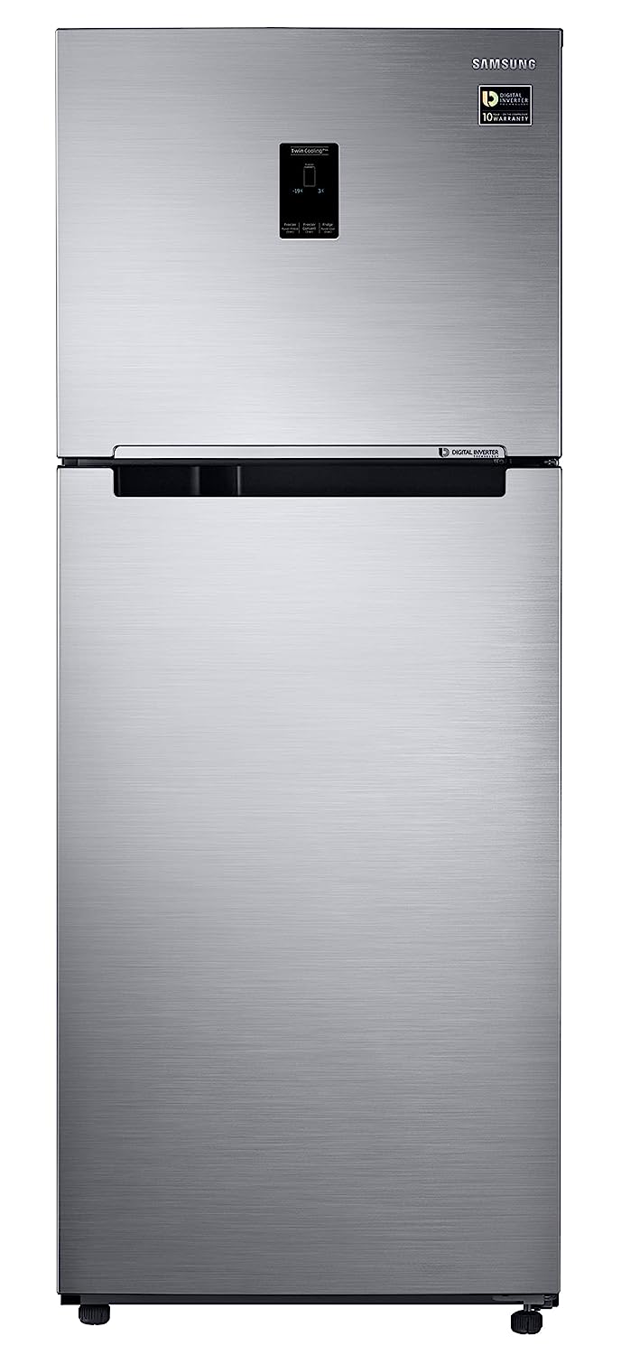 Samsung RT39C5531S8/HL 363L 1 Star Inverter Frost-Free Convertible 5 In 1 Double Door Refrigerator (Elegant Inox 2023 Model) - Mahajan Electronics Online