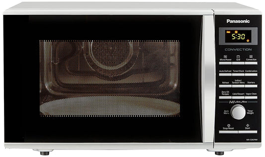 Panasonic 27L Convection Microwave Oven(NN-CD674MFDG,Silver, Rotisserie) with Starter Kit - Mahajan Electronics Online