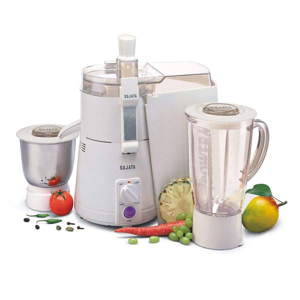 Sujata Powermatic Plus 900 Watts Juicer Mixer Grinder – Heavy Duty Mot