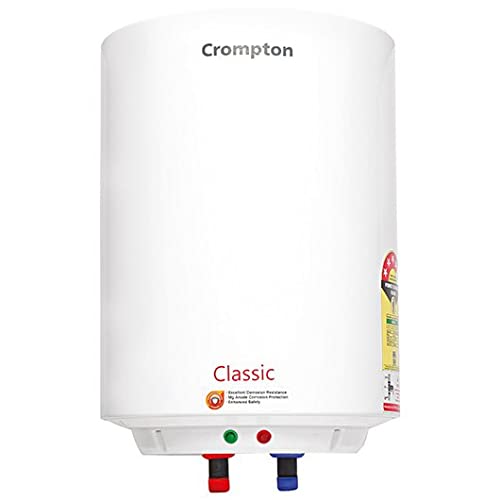 Crompton Geyser Classic 25 L Electric Water Heater (White) - Mahajan Electronics Online