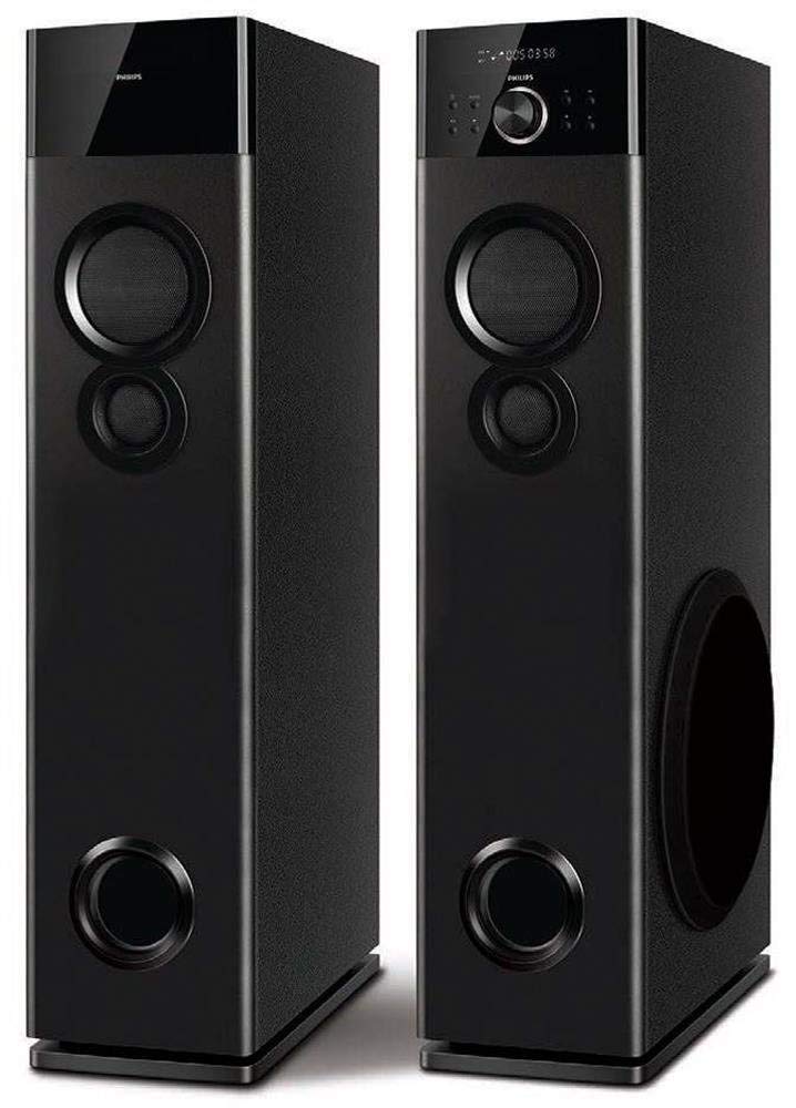 Philips Audio SPA9120B/94 120 Watt Wireless Bluetooth Tower Speaker (Black) - Mahajan Electronics Online