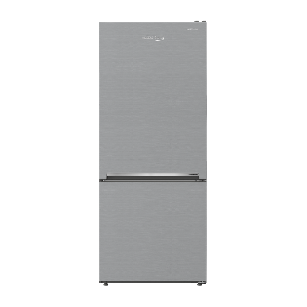 Voltas Beko 340 L 2 Star Bottom Mounted Refrigerator (Inox) (2020) RBM365DXPCF - Mahajan Electronics Online