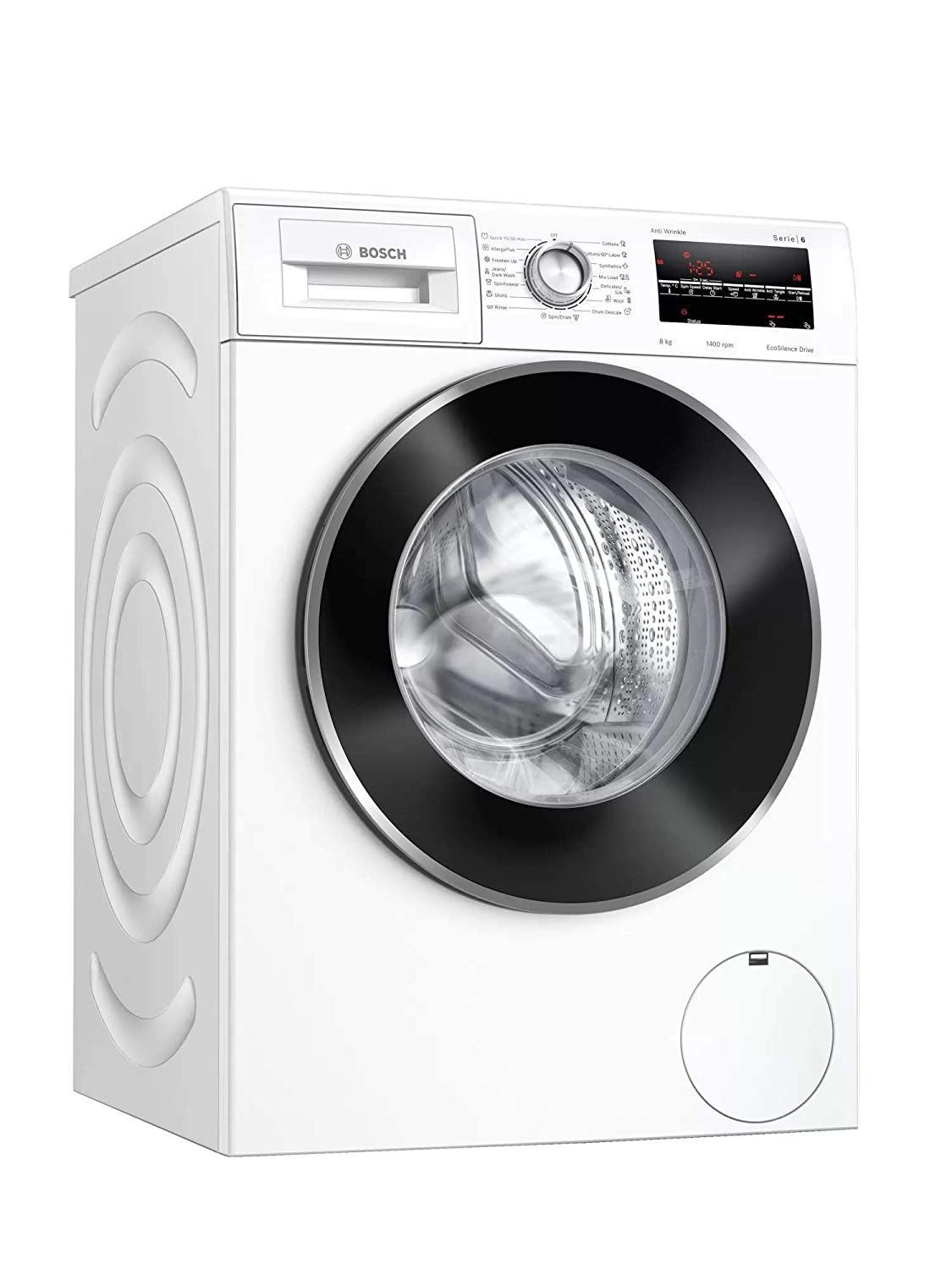 Bosch WAJ2846WIN -8.0Kg Fully Automatic Washing Machine (White) 2020 model - Mahajan Electronics Online