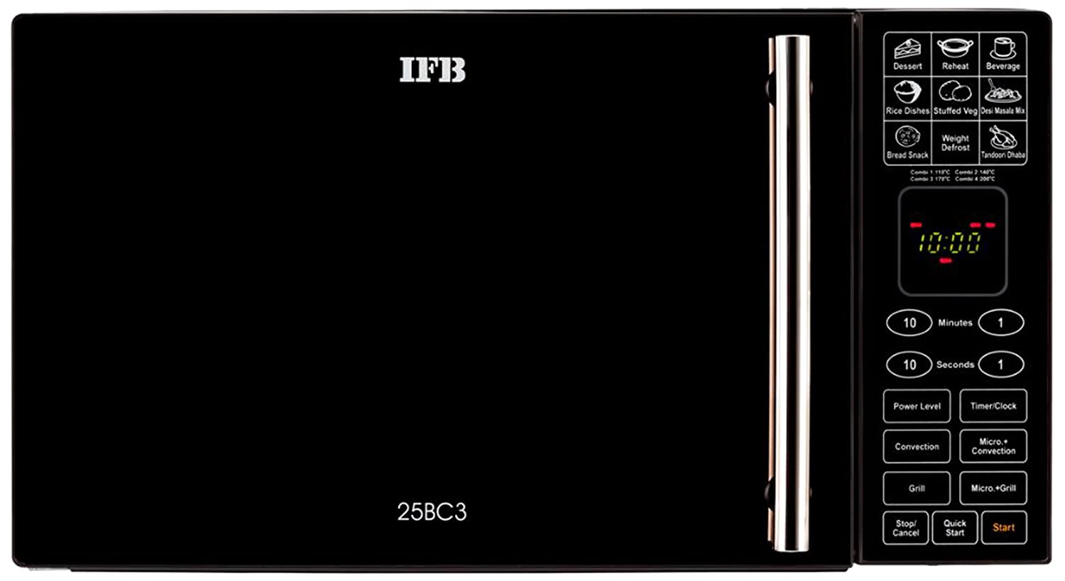 IFB 25 L Convection Microwave Oven (25BC3, Black)