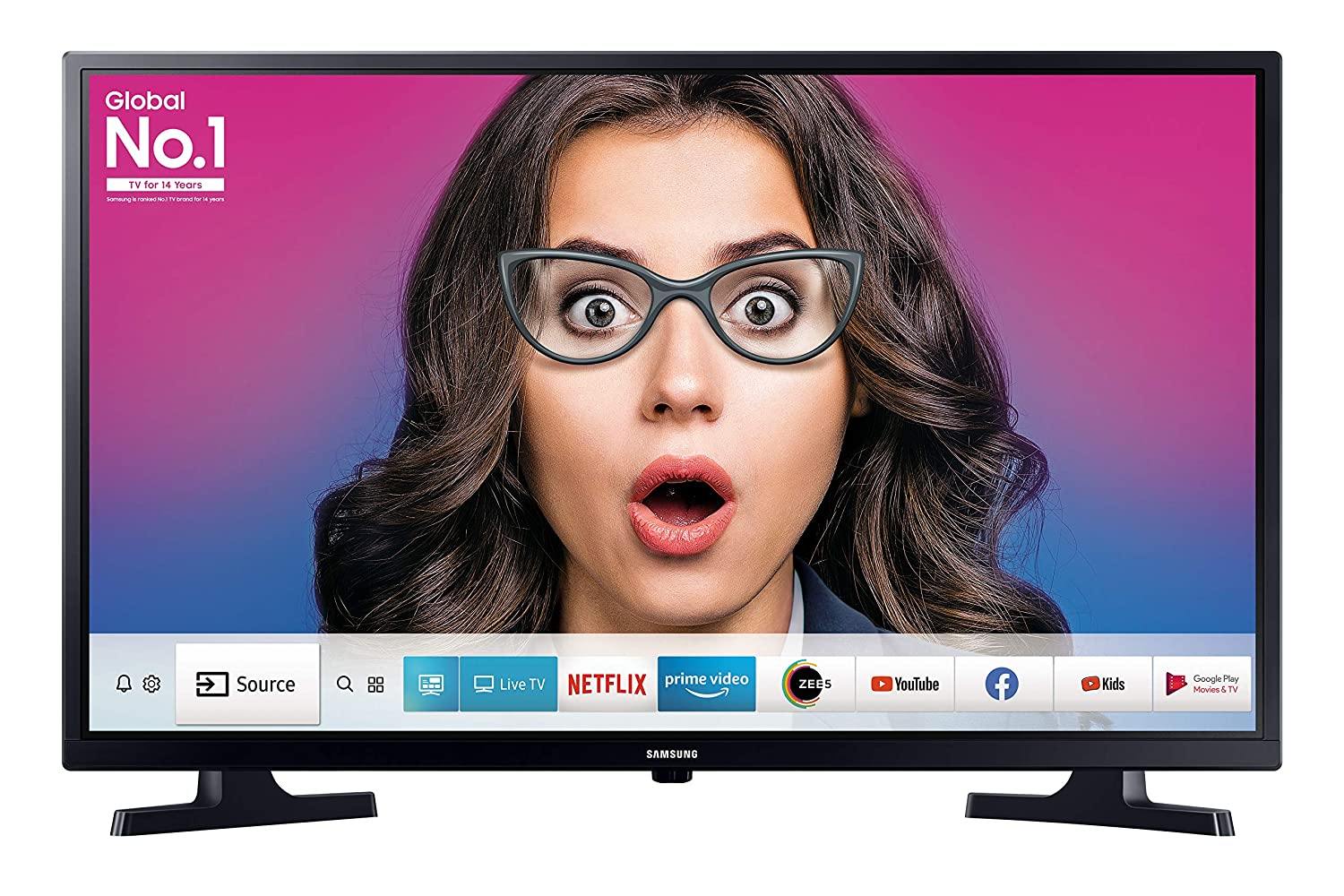 Samsung 80 cm (32 inches) HD Ready Smart LED TV UA32T4350AKXXL (Glossy Black) (2020 Model) - Mahajan Electronics Online