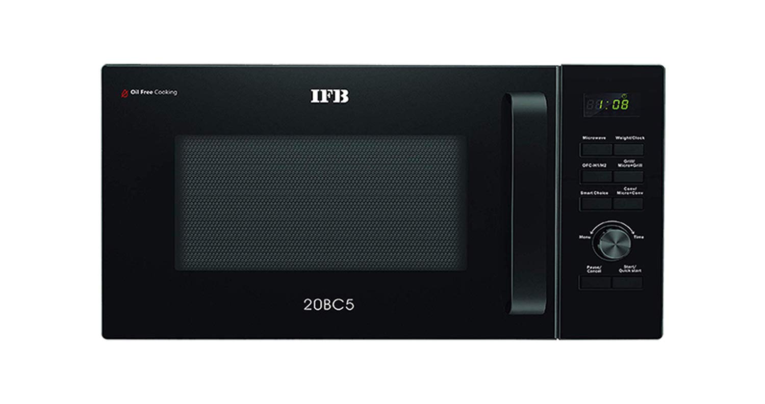 IFB 20 L Convection Microwave Oven (20BC5, Black) - Mahajan Electronics Online