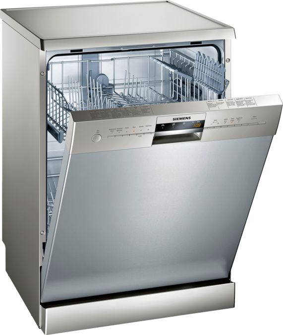 Siemens 12 Place Settings Dishwasher (SN256I01GI, Silver Inox) - Mahajan Electronics Online