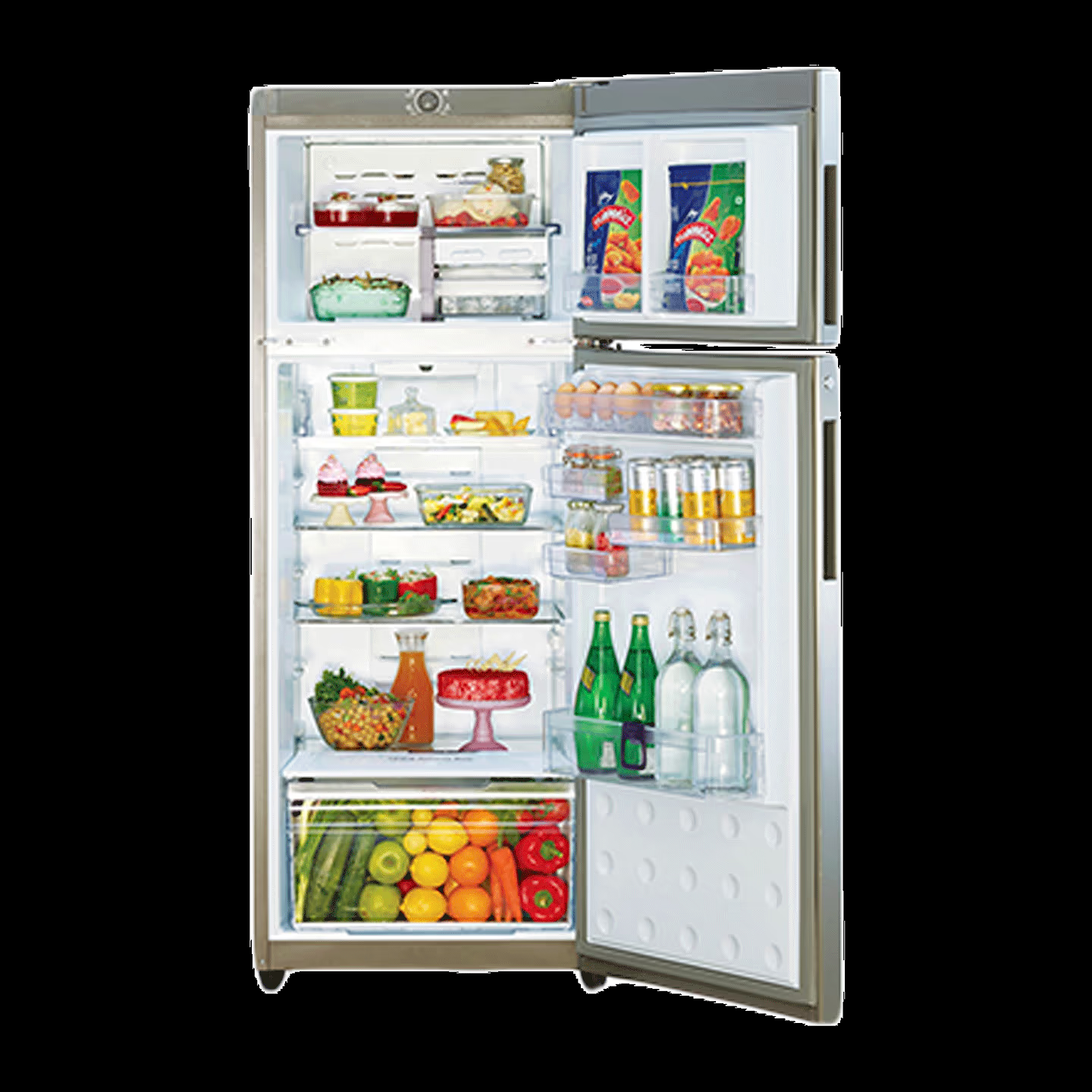 Godrej RT EONVIBE 366B 25 HCIT MT BK 330 L 2 Star Inverter Frost-Free Double Door Refrigerator ( 4 in 1 Convertible) - Mahajan Electronics Online