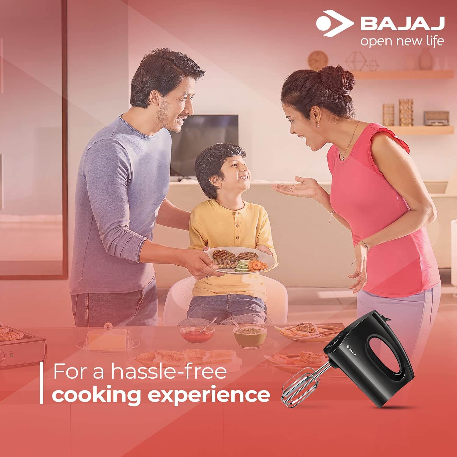 Bajaj Majesty HM01 250 Hand Blender  (Black)