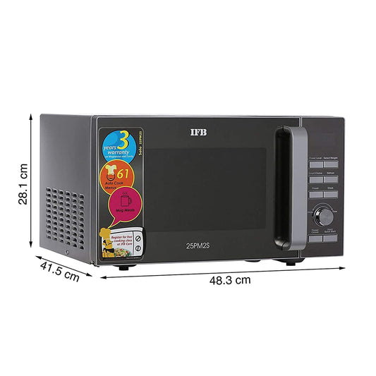 IFB 25 Litre Solo Microwave Oven (25PM2S Silver)