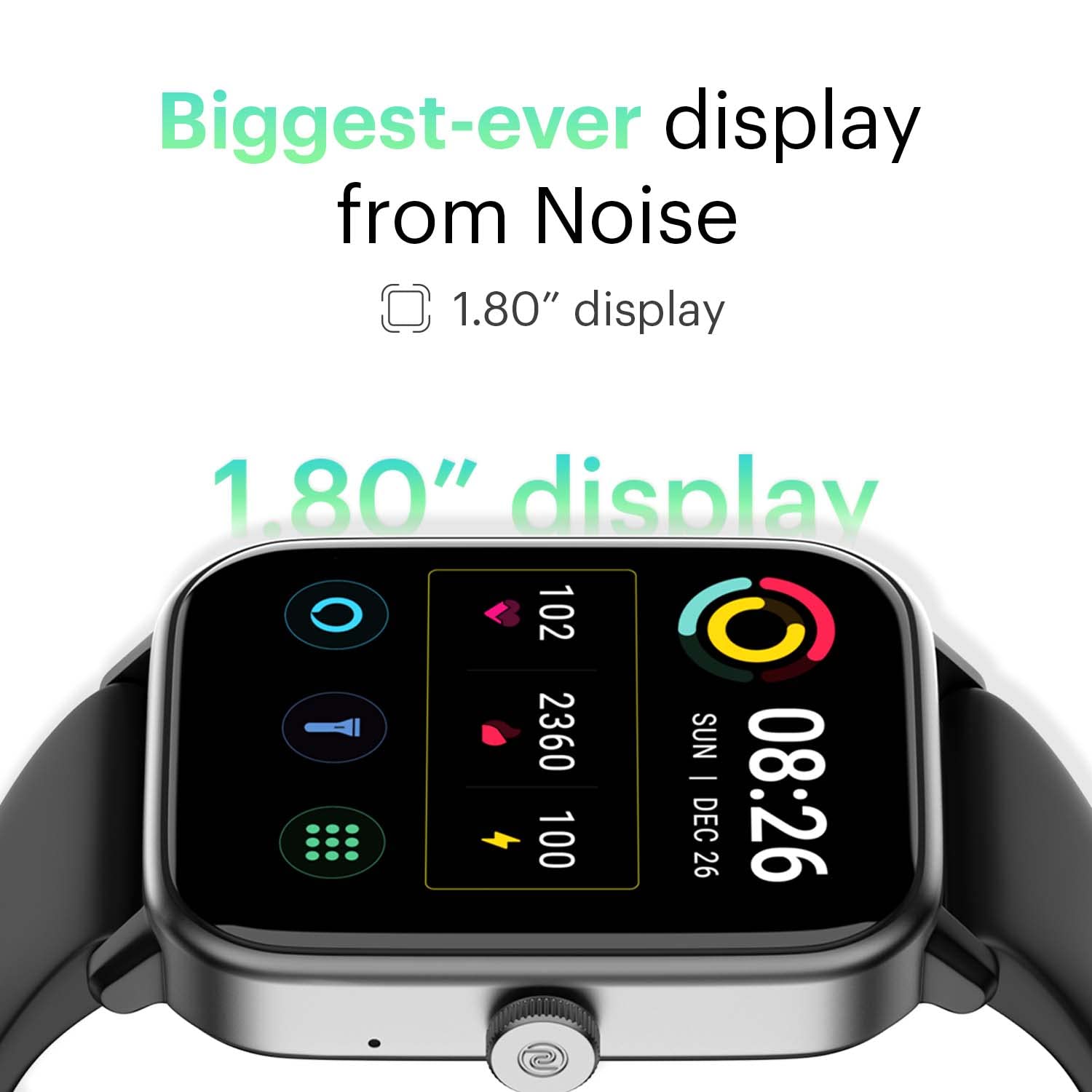 Noise ColorFit Pro 4 Max 1.8" Biggest Display, Bluetooth Calling Smart Watch, Builtin Alexa - Mahajan Electronics Online