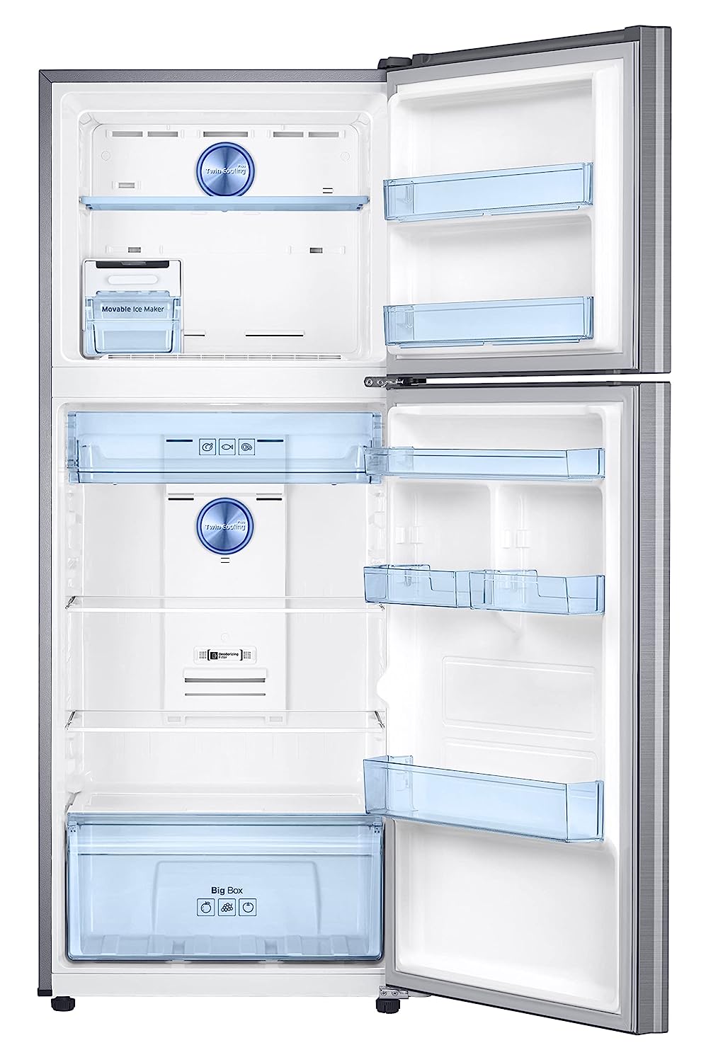 Samsung RT39C5531S8/HL 363L 1 Star Inverter Frost-Free Convertible 5 In 1 Double Door Refrigerator (Elegant Inox 2023 Model) - Mahajan Electronics Online