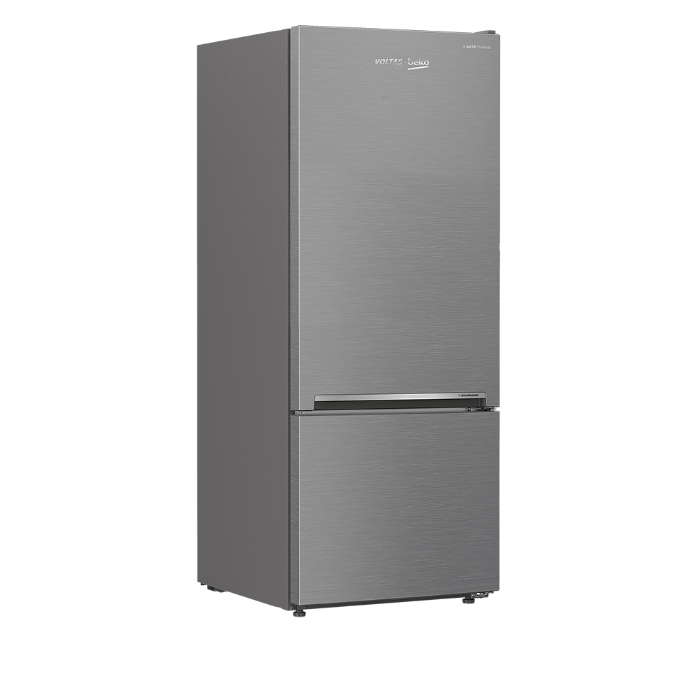 Voltas Beko 340 L 2 Star Bottom Mounted Refrigerator (Inox) (2020) RBM365DXPCF - Mahajan Electronics Online