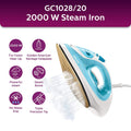 Philips Easy Speed Steam Iron GC1028 With Ceramic Soleplate - Mahajan Electronics Online