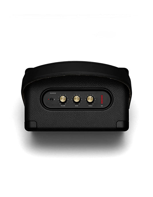 Marshall Kilburn II Portable Bluetooth Speaker (Black & Brass) - Mahajan Electronics Online