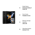 Samsung Galaxy Z Fold4 5G (Phantom Black, 12GB RAM, 256GB Storage) - Mahajan Electronics Online