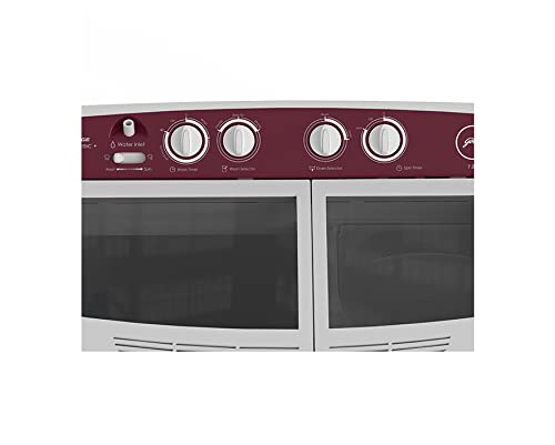 Godrej 7.2 Kg Semi-Automatic Top Loading Washing Machine (WS EDGE CLS+ 72 TN3 M WNRD, Wine Red)