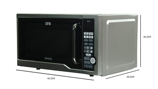 IFB Solo 20PM2S 20 Liters 1200 Watts Microwave Oven (Silver) - Mahajan Electronics Online
