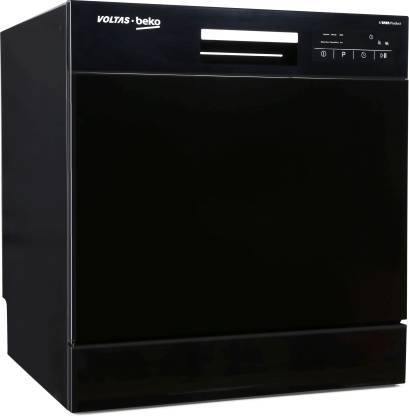 Voltas beko dt8b free standing 8 place settings store dishwasher