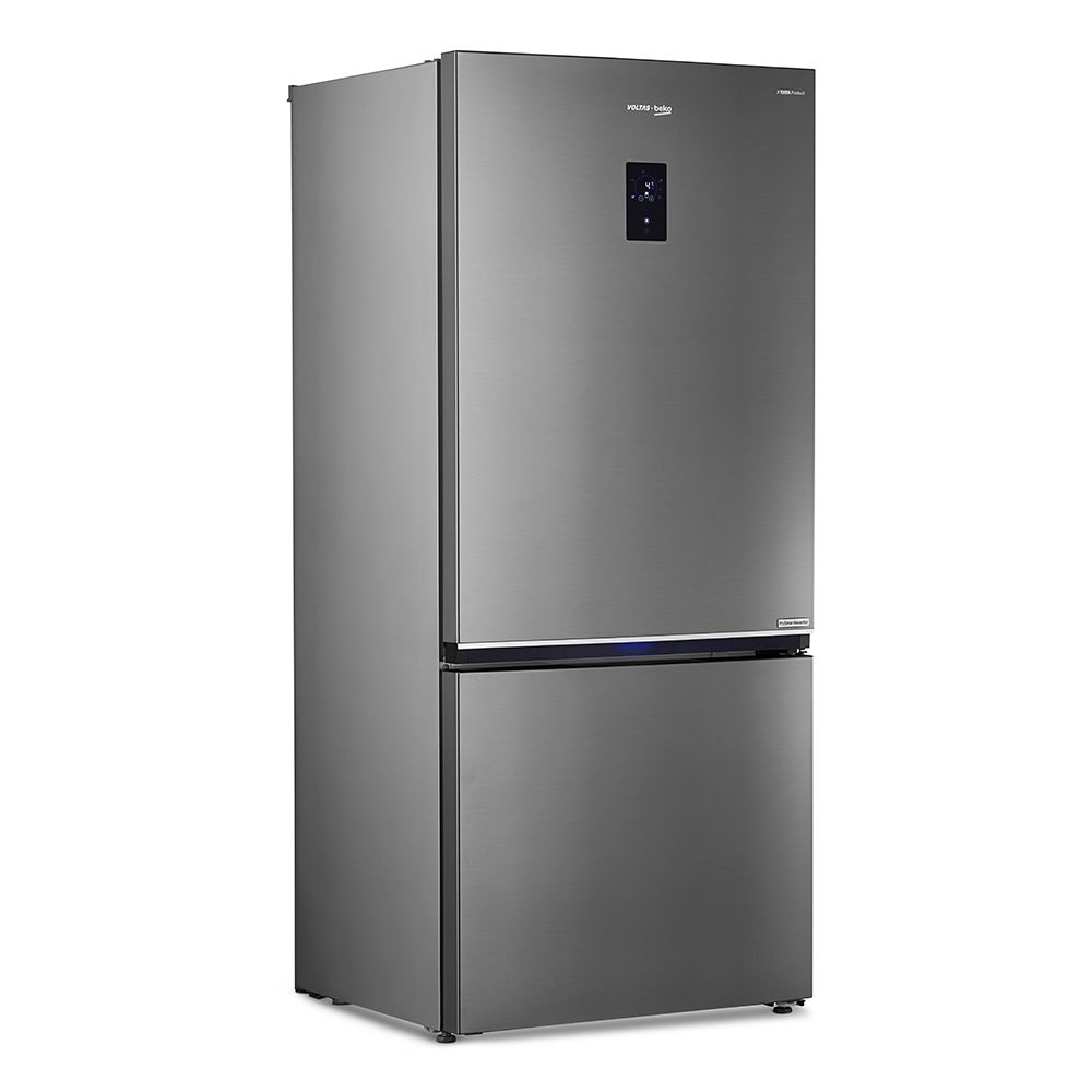 VoltasBeko RBM743IF 695 Litre Bottom Mounted Refrigerator (Inox Look) - Mahajan Electronics Online