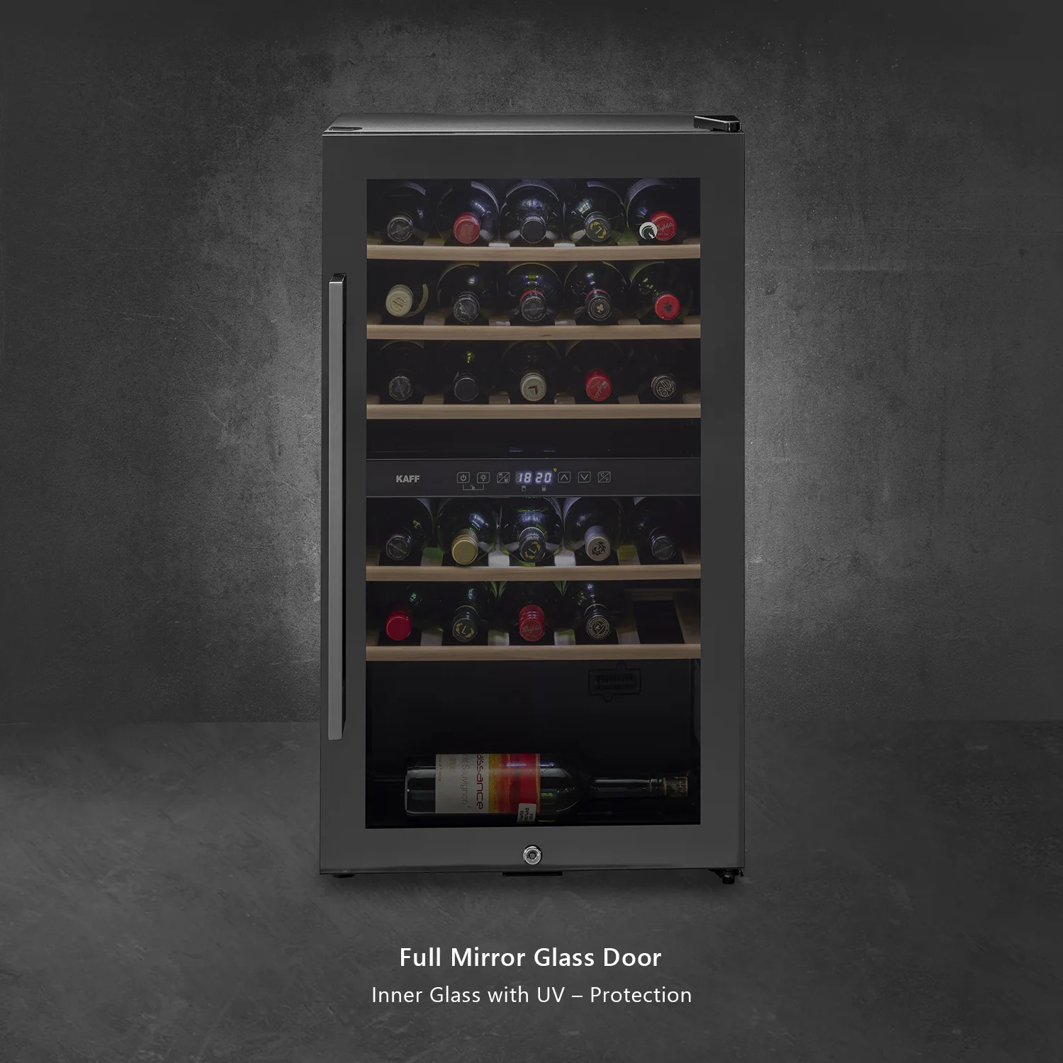 Kaff Wine Cooler WC 76 DZBI (Free Standing) - Mahajan Electronics Online