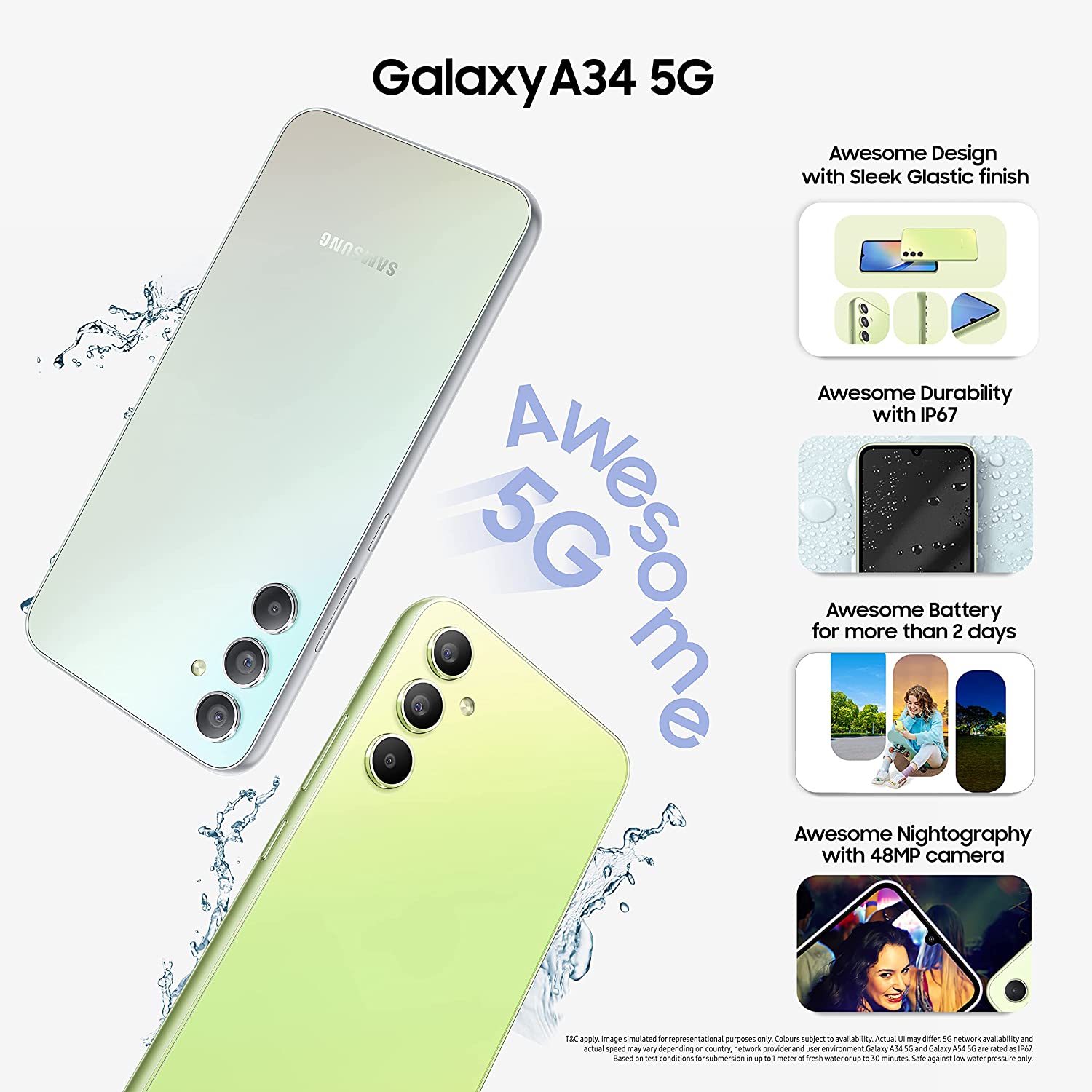 Galaxy A34 5G Awesome Graphite 128 GB