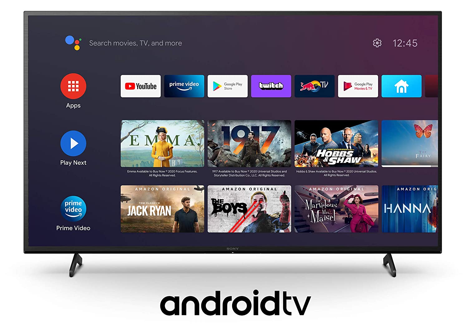 Sony 43X75K  Bravia 108 cm (43 inches) 4K Ultra HD Smart Android LED TV