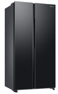Samsung 644L WI-FI Enabled SmartThings Side By Side Inverter Refrigerator RS76CG8133B1HL, Black - Mahajan Electronics Online