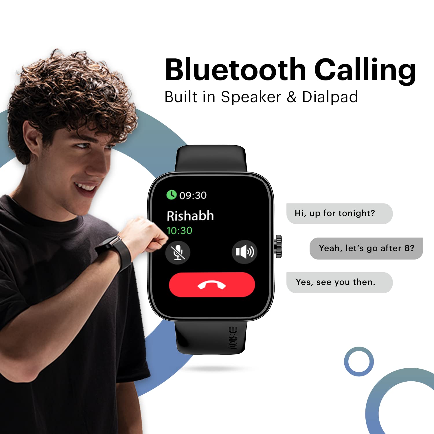 Noise Pulse Buzz 1.69" Bluetooth Calling Smart Watch with Call Function - Mahajan Electronics Online