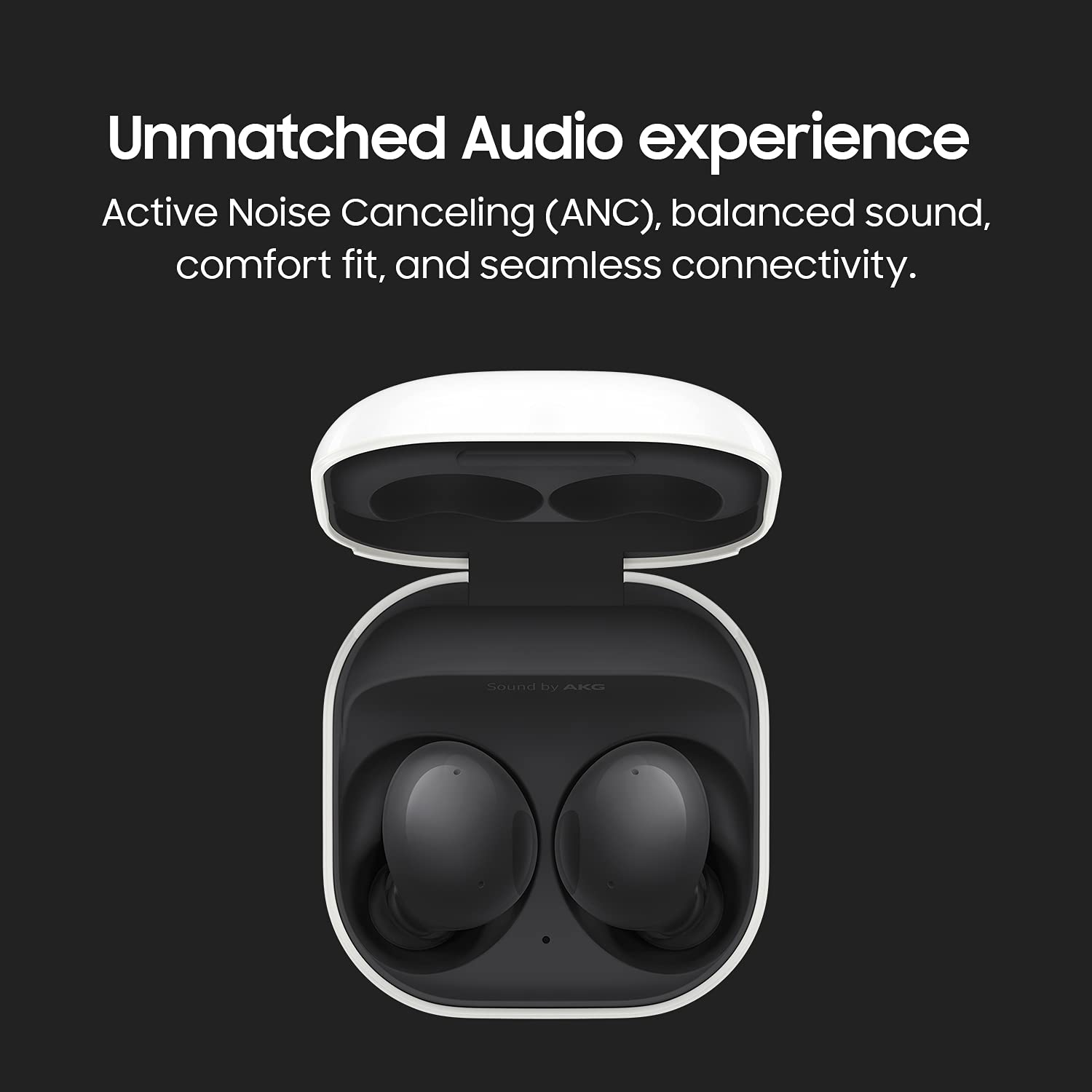 Samsung Galaxy Buds2  | Active Noise Cancellation, Auto Switch Feature, Up to 20hrs Battery Life, Graphite