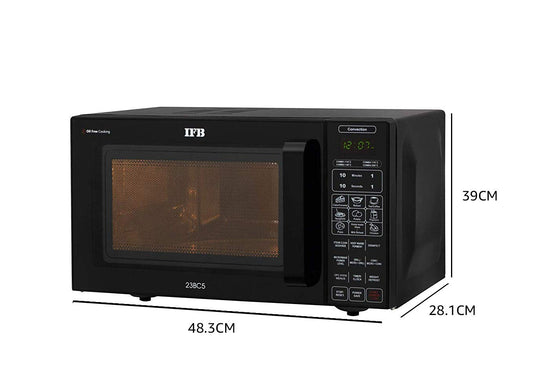 IFB 23 L Convection Microwave Oven (23BC5, Black) - Mahajan Electronics Online