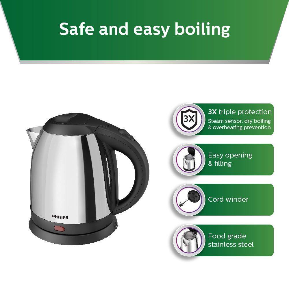 Philips HD9303/02 1.2-Litre Electric Kettle (Multicolor) - Mahajan Electronics Online