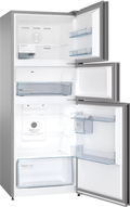 Bosch CMC33K05NI Serie 4 332 Litres Frost Free Vario Inverter Triple Door Refrigerator (MultiAirflow System, Smoky Steel) - Mahajan Electronics Online