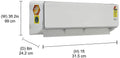 Voltas 1.5 Ton 4 Star Inverter Split AC (Copper 184V SZS (R32) White) - Mahajan Electronics Online